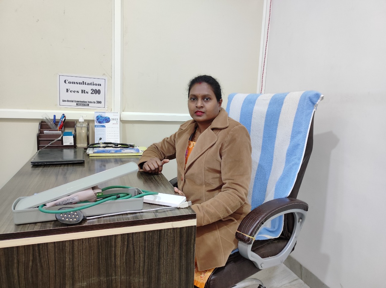 Doctor at Desk